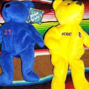 KOBE BRYANT ORIGINAL #8 LAKERS  BEAR  & CLEMENS 21 Bear BAMM BEANO'S COLLECTIBLE